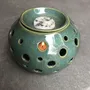 Decorative objects - Enamelled Stoneware Perfume Burner Candle Holder - LES POTERIES DE SWANE