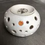 Decorative objects - Enamelled Stoneware Perfume Burner Candle Holder - LES POTERIES DE SWANE
