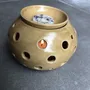 Decorative objects - Enamelled Stoneware Perfume Burner Candle Holder - LES POTERIES DE SWANE