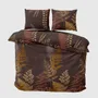 Bed linens - Double bed linen set, 100% Cotton Sateen, Dorado - DILIOS