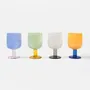 Wine accessories - TWO TONE WINE GLASS - AMABRO