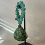 Art glass - Prayer bead sculpture in large glass - STUDIO JULIA ATLAS