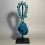 Sculptures, statuettes and miniatures - Prayer bead Sculpture in large glass - STUDIO JULIA ATLAS