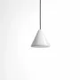 Suspensions - BULB - Petit plafonnier conique en verre avec câble personnalisable - MOR