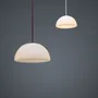 Suspensions - BULB - Petit plafonnier hémisphérique en verre avec coloré câble - MOR