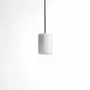 Hanging lights - BULB - Small Cylinder Ceiling Lamp in Glass with Customizable Cable - MOR