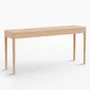 Mobilier et rangements pour bureau - FRONT — Buffet minimaliste en bois de frêne 160x40 - MOR