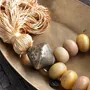 Decorative objects - Prayer Bead Sculpture in Large African Amber and Silk - STUDIO JULIA ATLAS