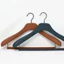 Walk-in closets - Hangers sheathed with leather, PU leather or microfiber, Elegance coll - MON CINTRE