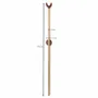 Walk-in closets - Luxury dressing room clothes pole to unhook, in wood (ash and walnut) - MON CINTRE