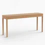 Mobilier et rangements pour bureau - FRONT — Buffet minimaliste en bois de chêne 160x40 - MOR
