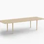 Tables Salle à Manger - CAST — Table de salle à manger extensible minimaliste en bois de frêne - MOR