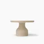 Tables basses - PESO — Table d'appoint ronde minimaliste en pierre calcaire, petite - MOR