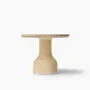 Coffee tables - PESO– Minimalist Round Side Table in Limestone, Medium - MOR