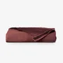Bed linens - Sateen Flat sheet, 240x260cm, Burgundy - DILIOS