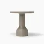 Tables basses - PESO — Table d'appoint ronde minimaliste en pierre calcaire, grande - MOR
