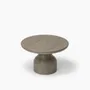 Tables basses - PESO — Table d'appoint ronde minimaliste en pierre calcaire, petite - MOR