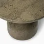 Tables basses - PESO — Table d'appoint ronde minimaliste en pierre calcaire, petite - MOR