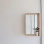 Miroirs - CAMPO — Miroir mural minimaliste en bois de frêne, petit - MOR