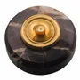 Outdoor decorative accessories - D70 Marble Doorbell with brass collar - LA FÉE SONNETTE