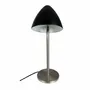 Table lamps - OULU Table lamp black - brushed steel - DYBERG LARSEN