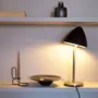 Table lamps - OULU Table lamp black - brushed steel - DYBERG LARSEN