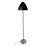 Floor lamps - OULU Floor lamp black - brushed steel - DYBERG LARSEN