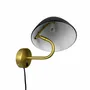 Wall lamps - OULU Wall lamp black - brass - DYBERG LARSEN