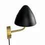 Wall lamps - OULU Wall lamp black - brass - DYBERG LARSEN