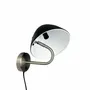 Wall lamps - OULU Wall light black - brushed steel - DYBERG LARSEN