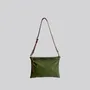 Bags and totes - New Musette - Waxed Cotton Crossbody bag in Light Green - MIMI BERRY