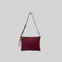 Sacs et cabas - New Musette - Sac à bandoulière en coton ciré bordeaux - MIMI BERRY