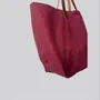 Sacs et cabas - Jenny Tote - Grand sac fourre-tout en coton ciré bordeaux - MIMI BERRY