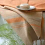 Bath towels - ORGANIC COTTON FOUTA - SAND Collection - SAND & CURCUMA Color - KARAWAN AUTHENTIC