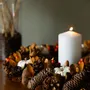 Objets de décoration - Couronne de citrouilles marron et orange en bois - WE LOVE SEASONS