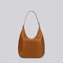 Bags and totes - Lech - Large Slouchy Shoulder Bag in Grainy Tan Leather - MIMI BERRY
