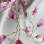 Foulards et écharpes - Foulard en soie Magnolia Grace 70x70 cm - RALUFINEART