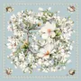 Foulards et écharpes - Foulard en soie Magnolia Breeze 45x45 cm - RALUFINEART