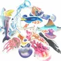Autres décorations murales - Static electricity wall stickers　Sea Creatures - ICHIKUDO