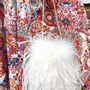 Sacs et cabas - Sac en plume d'autruche véritable - MARCY PLUMASSIER - FEATHERS