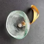 Autres décorations de Noël - Grande cloche en verre transparent sur un élégant cintre en ruban - CARNEOL GLASS