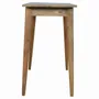 Desks - Artisan Furniture Solid Wood 2 Drawer Nordic Writing Desk, Beige - ARTISAN FURNITURE