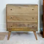 Chiffonniers - Artisan Furniture Commode Courbe, 3 Tiroirs, Oak-ish, Marron - ARTISAN FURNITURE