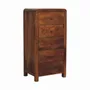 Chiffonniers - Artisan Furniture Commode Haute Aspen en Bois Massif, 5 Tiroirs avec Pieds, Marron - ARTISAN FURNITURE