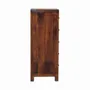 Chiffonniers - Artisan Furniture Commode Haute Aspen en Bois Massif, 5 Tiroirs avec Pieds, Marron - ARTISAN FURNITURE