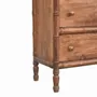 Chests of drawers - Artisan Furniture Solid Wood Bamboo Carved 3-Drawer Chest, Brown - ARTISAN FURNITURE