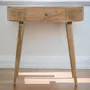 Console table - Artisan Furniture Solid Wood Albion Console, 1 Drawer, Beige - ARTISAN FURNITURE