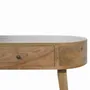Console table - Artisan Furniture Solid Wood Albion Console, 1 Drawer, Beige - ARTISAN FURNITURE