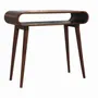 Consoles - Artisan Furniture Console Amaya Style Nordique, Fente Ouverte, Marron Foncé - ARTISAN FURNITURE