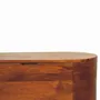 Storage boxes - Artisan Furniture Solid Wood Rounded Lid up Blanket Box, Chestnut, Brown - ARTISAN FURNITURE